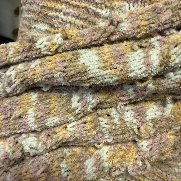 Hippie Rose Cream and Pink Turtleneck Sweater - Picture 6 of 6